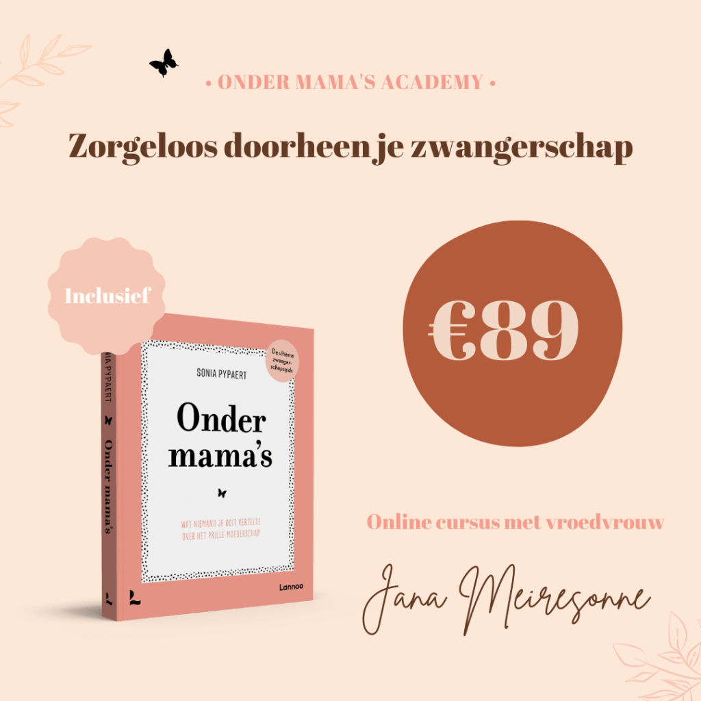 online zwangerschapscursus, onder mama's, 9 maanden, zwanger
